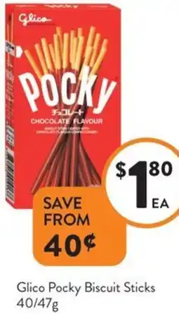 Foodworks Glico Pocky Biscuit Sticks offer