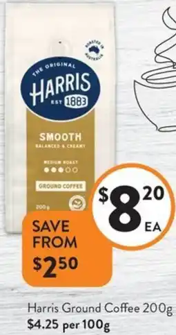 Foodworks Harris Ground Coffee offer