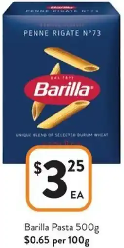 Foodworks Barilla Pasta offer