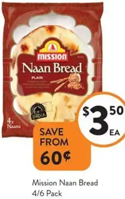 Foodworks Mission Naan Bread offer