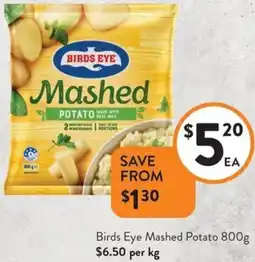Foodworks Birds Eye Mashed Potato offer