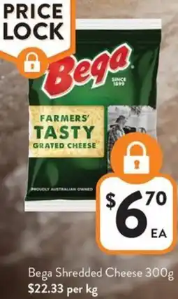 Foodworks Bega Shredded Cheese offer