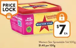 Foodworks Western Star Spreadable Tub offer