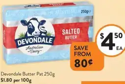 Foodworks Devondale Butter Pat offer
