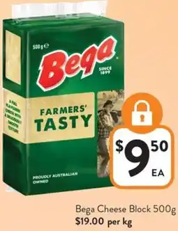 Foodworks Bega Cheese Block offer