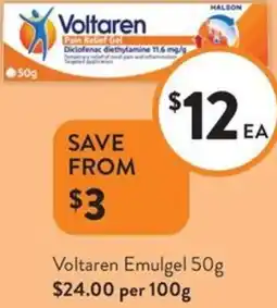 Foodworks Voltaren Emulgel offer