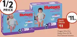 Foodworks Huggies Ultra Dry Nappy Pants offer