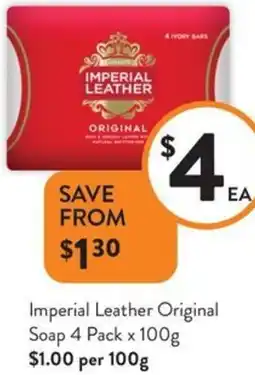 Foodworks Imperial Leather Original Soap offer