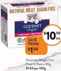Foodworks Gourmet Delight Cat Food offer