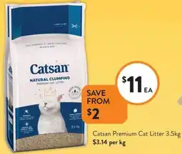 Foodworks Catsan Premium Cat Litter offer