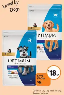 Foodworks Optimum Dry Dog Food offer
