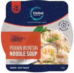 IGA Global Seafoods Prawn Wonton Noodle Soup 258g offer