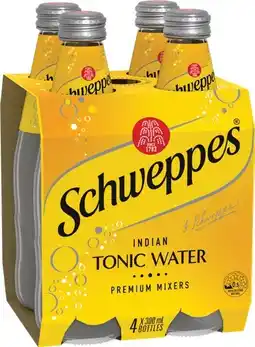 IGA Schweppes Mixers 4x300mL Selected Varieties offer