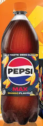 IGA NEW Pepsi Max Mango 1.25 Litre offer