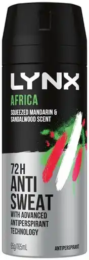 IGA Lynx Antiperspirant 165mL Selected Varieties offer