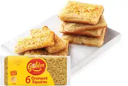 IGA Golden Crumpet Squares 6 Pack offer