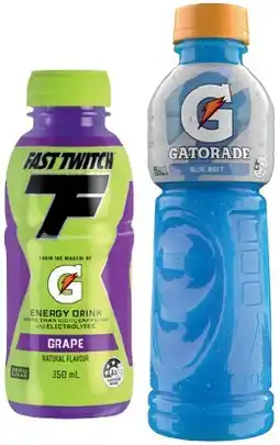 IGA Gatorade 600mL or Gatorade Fast Twitch 350mL Selected Varieties offer
