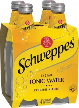IGA Schweppes Mixers 4x300mL Selected Varieties offer