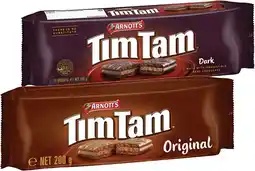 IGA Arnott’s Tim Tam Chocolate Biscuits 165‑200g Selected Varieties offer