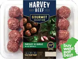 IGA Harvey Beef Garlic and Parsley Meatballs 500g offer