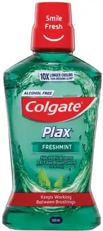 IGA Colgate Total Toothpaste 115g or Plax Mouthwash 500mL Selected Varieties offer