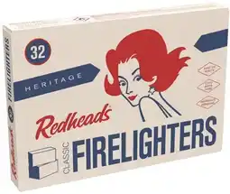 IGA Redheads Firelighters Heritage 32 Pack offer