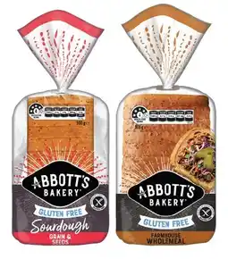 IGA Abbott’s Bakery Gluten Free Bread 500g Selected Varieties offer