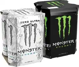IGA Monster Energy Drink 4x500mL Selected Varieties offer
