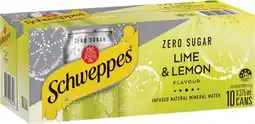 IGA Pepsi, Solo or Schweppes Infused Natural Mineral Water 10x375mL Selected Varieties offer