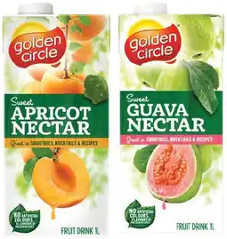 IGA Golden Circle Nectar Fruit Drink 1 Litre Selected Varieties offer