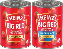 IGA Heinz Big Red Condensed Tomato Soup 420g Selected Varieties offer