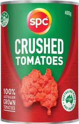 IGA SPC Diced or Crushed Tomatoes 400‑410g Selected Varieties offer