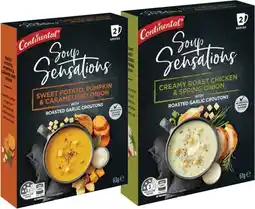 IGA Continental Soup Sensations 2 Serve Selected Varieties offer