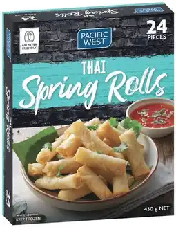 IGA Pacific West Spring Rolls 430g or Dim Sims 400g Selected Varieties offer