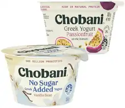IGA Chobani Greek Yoghurt 150-160g Selected Varieties offer