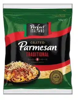 IGA Perfect Italiano Grated or Shaved Parmesan 125g Selected Varieties offer