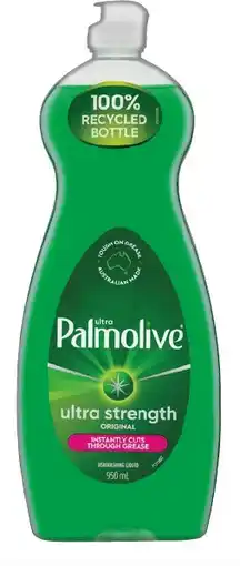 IGA Palmolive Ultra Dishwashing Liquid 950mL Selected Varieties offer