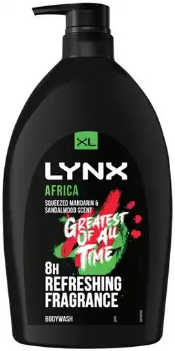 IGA Lynx Africa Body Wash 1 Litre offer