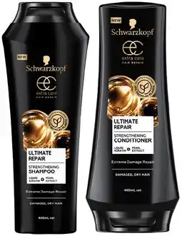 IGA Schwarzkopf Extra Care Hair Repair Shampoo or Conditioner 400mL Selected Varieties offer