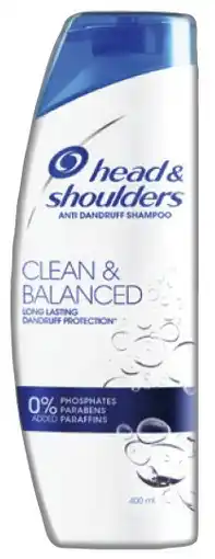 IGA Head & Shoulders Anti Dandruff Shampoo or Conditioner 400mL Selected Varieties offer