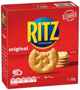 IGA Ritz Crackers 155-250g Selected Varieties offer