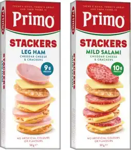 IGA Primo Stackers or Trios 45‑57g Selected Varieties offer