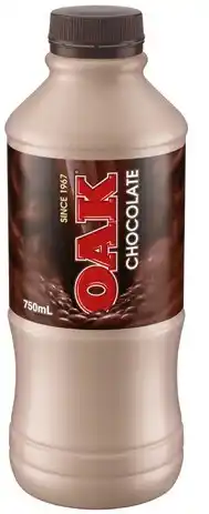 IGA Oak Flavoured Milk 750mL Selected Varieties offer