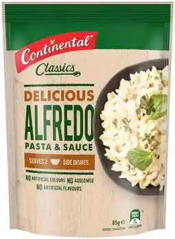 IGA Continental Pasta & Sauce 85‑105g Selected Varieties offer