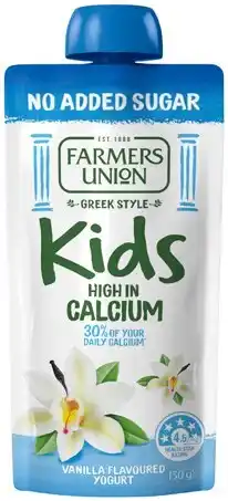 IGA Farmers Union Greek Style Yogurt 130g Selected Varieties offer