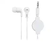 Keji Retractable In-ear Earphones White