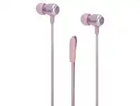 Officeworks The Coop Idea thecoopidea Earphones with Pouch Pink offer