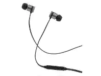 Officeworks Qudo Earphones with Inline Mic and EVA Case Black/Charcoal offer
