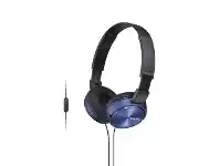 Officeworks Sony Folding Headphones Blue ZX310 offer