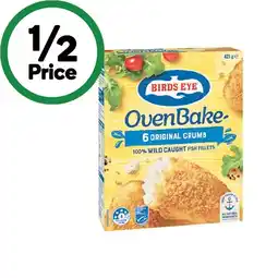 Woolworths Birds Eye Oven Bake Fish 425g – From the Freezer offer